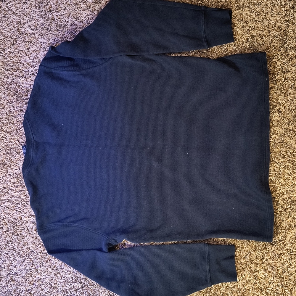 Polo Ralph Lauren Dark Blue Waffle Knit Top - Picture 5 of 5